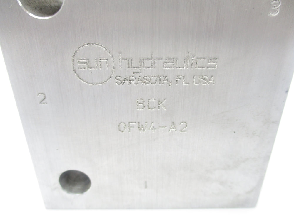 SUN HYDRAULICS BCK 0FW4-A2 NSNP
