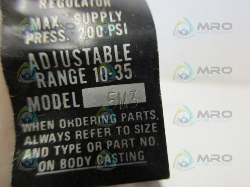WATTS 5M3 LOW PRESSURE REGULATOR  UNMP
