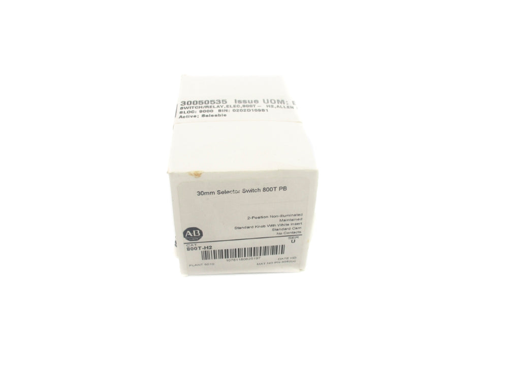 ALLEN BRADLEY 800T-H2 SER. U DATE: 2018 (WH) NSFS