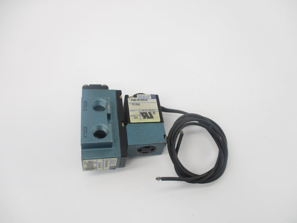 MAC 912B-PM-601BA 12VDC 25-150PSI UNMP