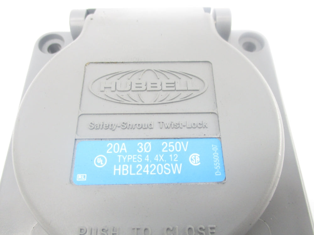 HUBBELL HBL2420SW 250V 20A NSNP