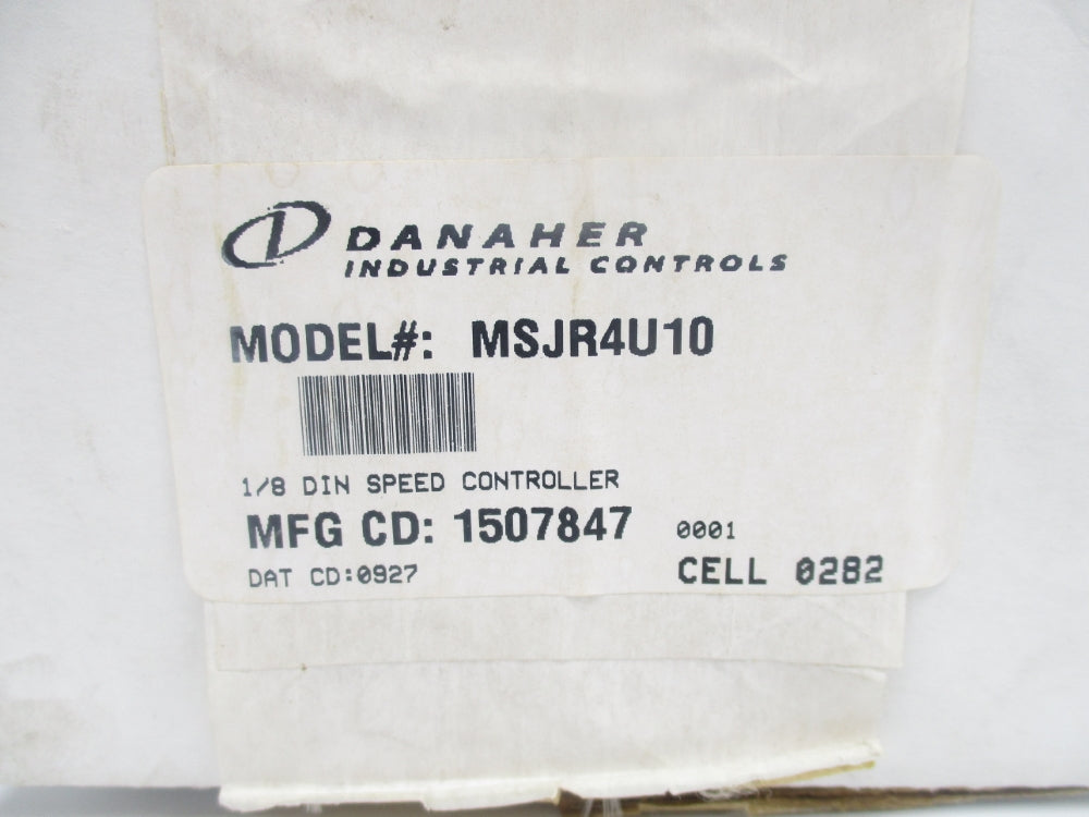 DANAHER MSJR4U10 NSMP
