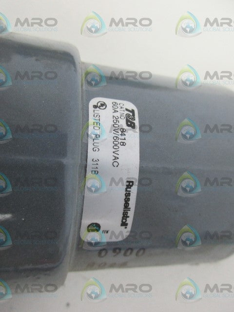 THOMAS & BETTS 8418 PLUG *NEW NO BOX*