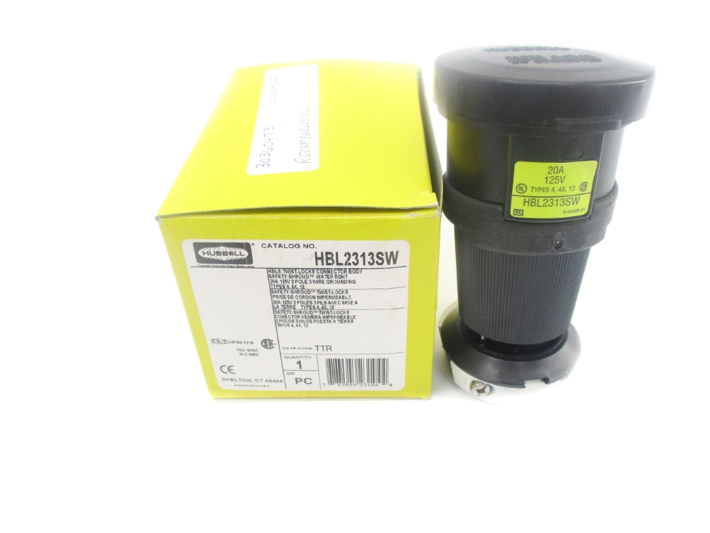 HUBBELL HBL2313SW 125V 20A NSMP