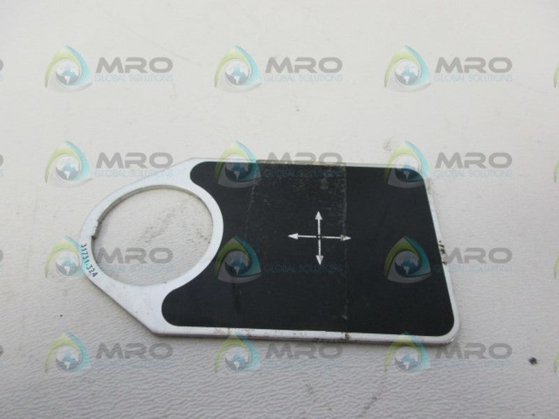 INDUSTRIAL MRO 31731-324 FACE PLATE *USED*