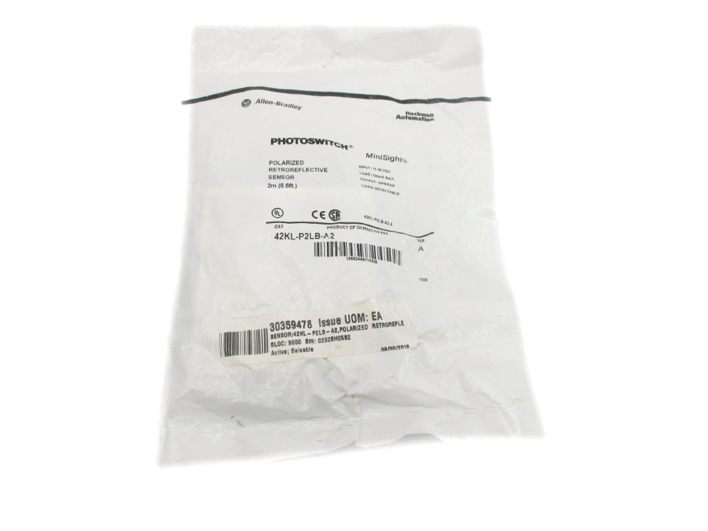 ALLEN BRADLEY 42KL-P2LB-A2 SER. A 11-30VDC NSMP