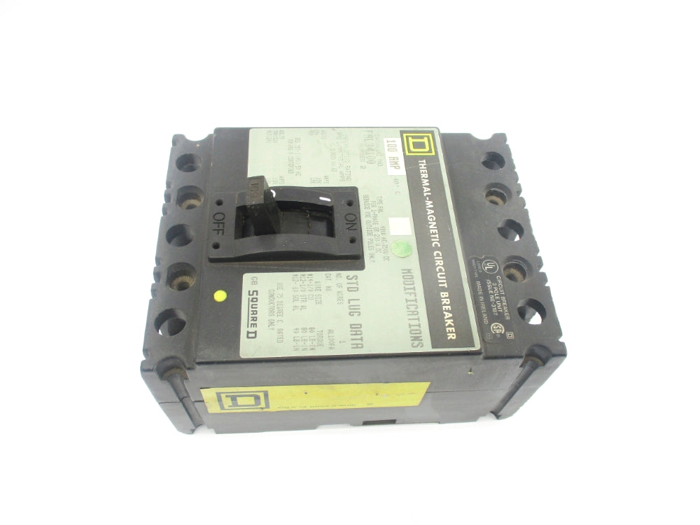 SQUARE D FAL34100 SER. 2 240/480V 100A NSNP