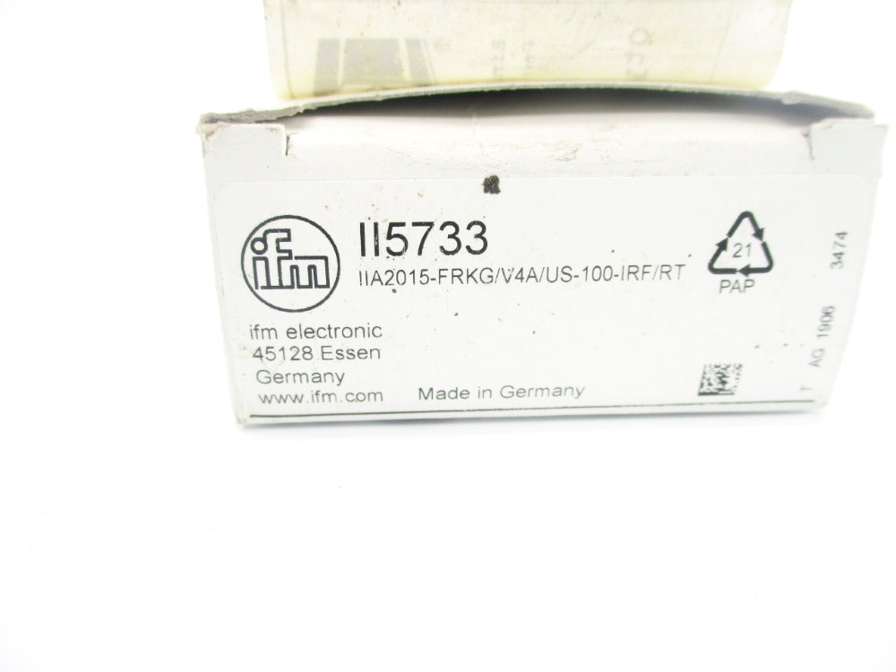 IFM EFECTOR II5733 IIA2015-FRKG/V4A/US-100-IRF/RT NSMP