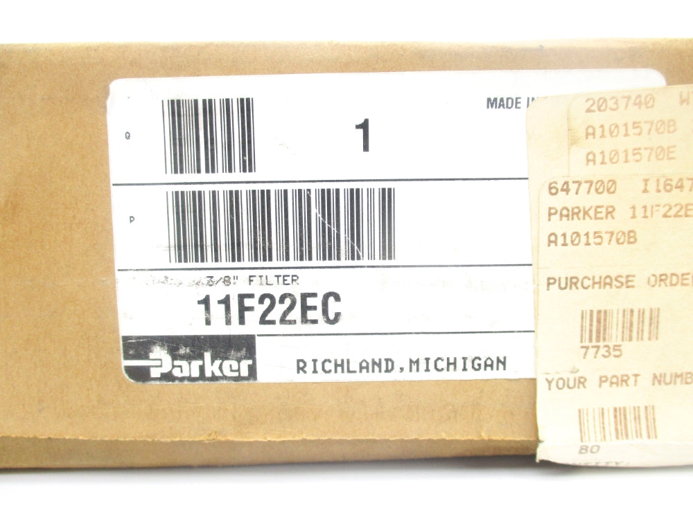 PARKER 11F22EC 150PSI 3/8" NSMP