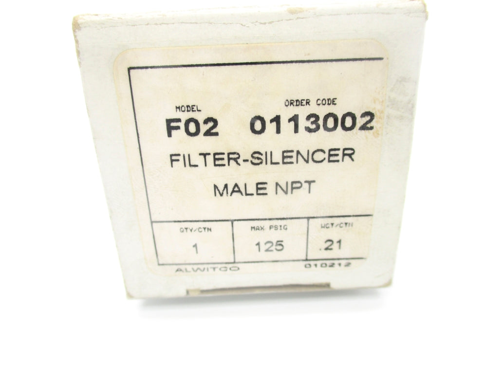 ALWITCO F02 0113002 125PSIG NSMP
