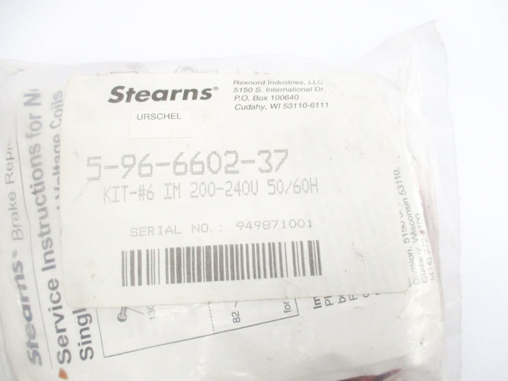 STEARNS 5-96-6602-37 NSMP