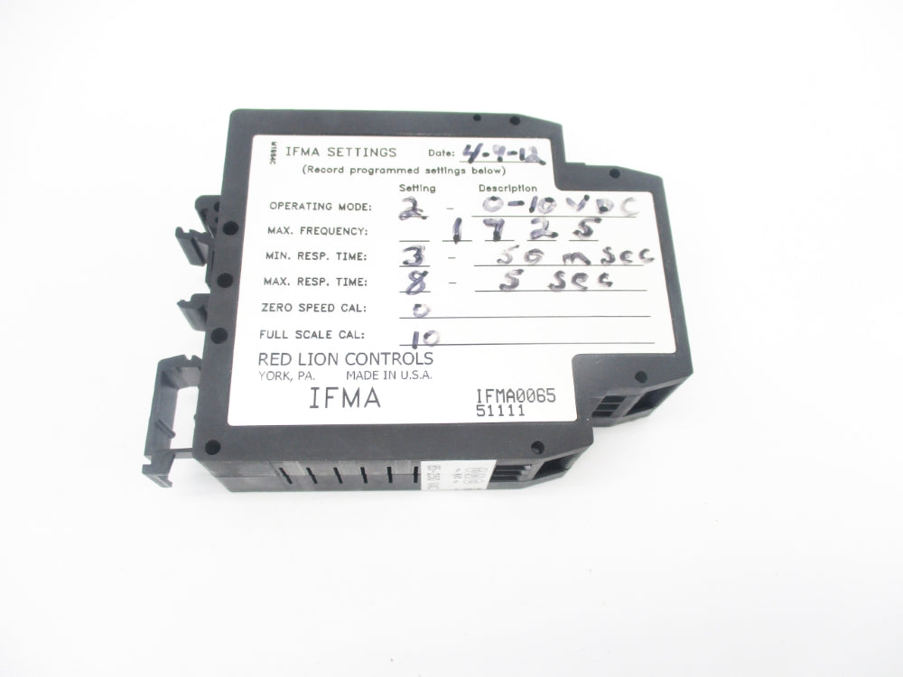 RED LION CONTROLS IFMA0065 UNMP