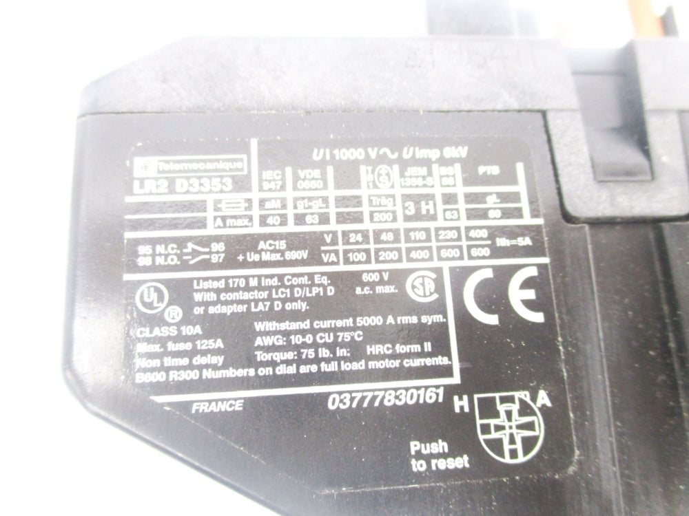 TELEMECANIQUE LR2D3353 690V 23-32A UNMP