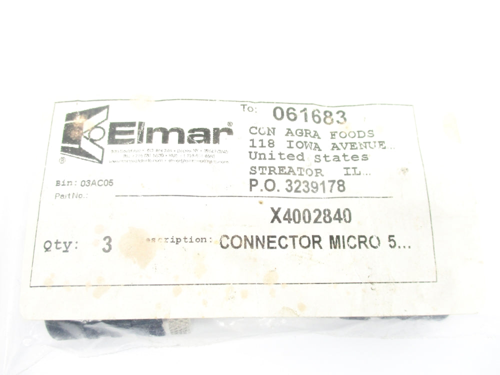ELMAR X4002840 (PKG OF 3) NSMP