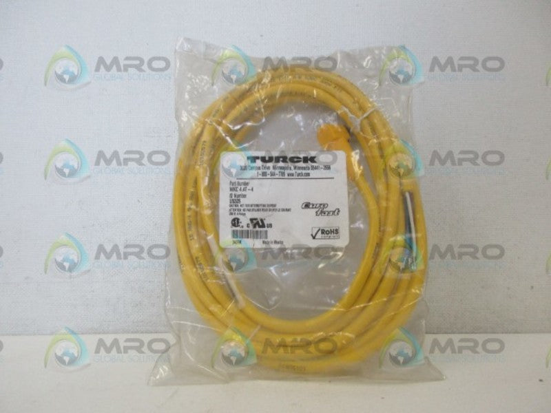 TURCK WKC4.4T-4 CORDSET * NEW IN FACTORY BAG *