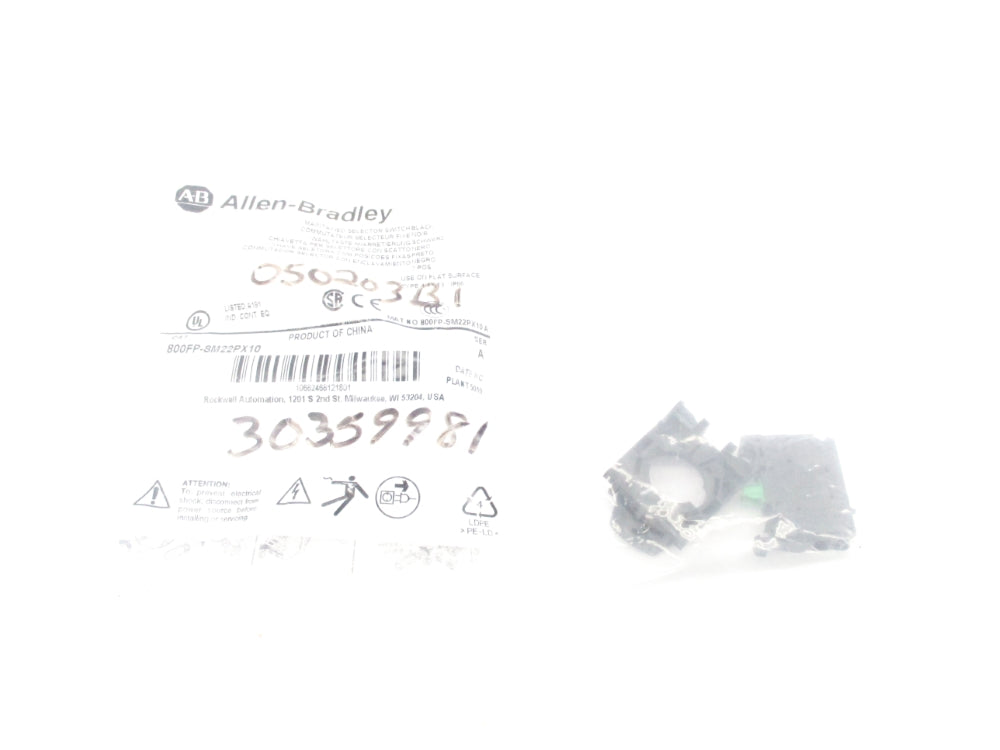 ALLEN BRADLEY 800FP-SM22PX10 SER. A NSMP