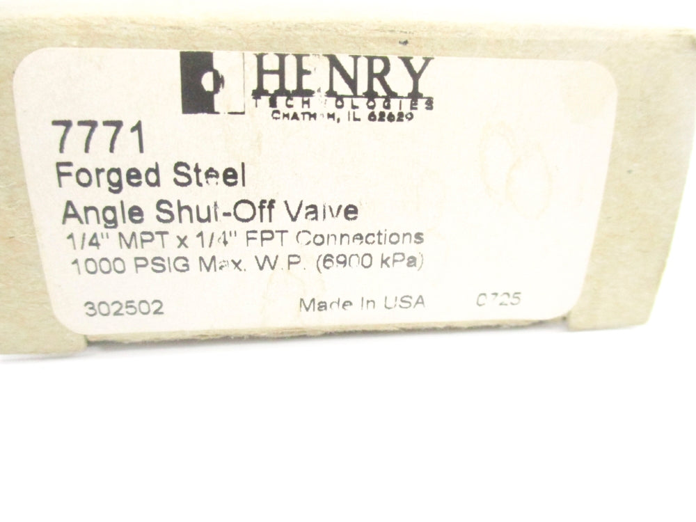 HENRY 7771 1000PSIG NSMP