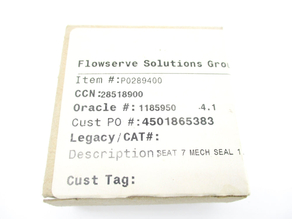 FLOWSERVE PO289400 NSMP
