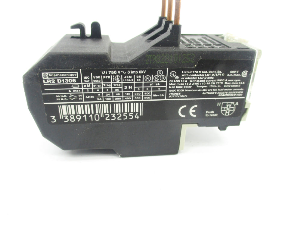 TELEMECANIQUE LR2D1306 1-1.6A NSMP