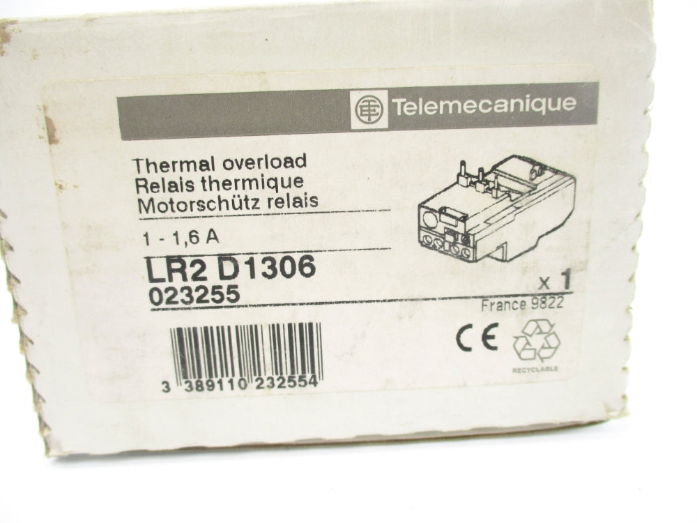 TELEMECANIQUE LR2D1306 1-1.6A NSMP
