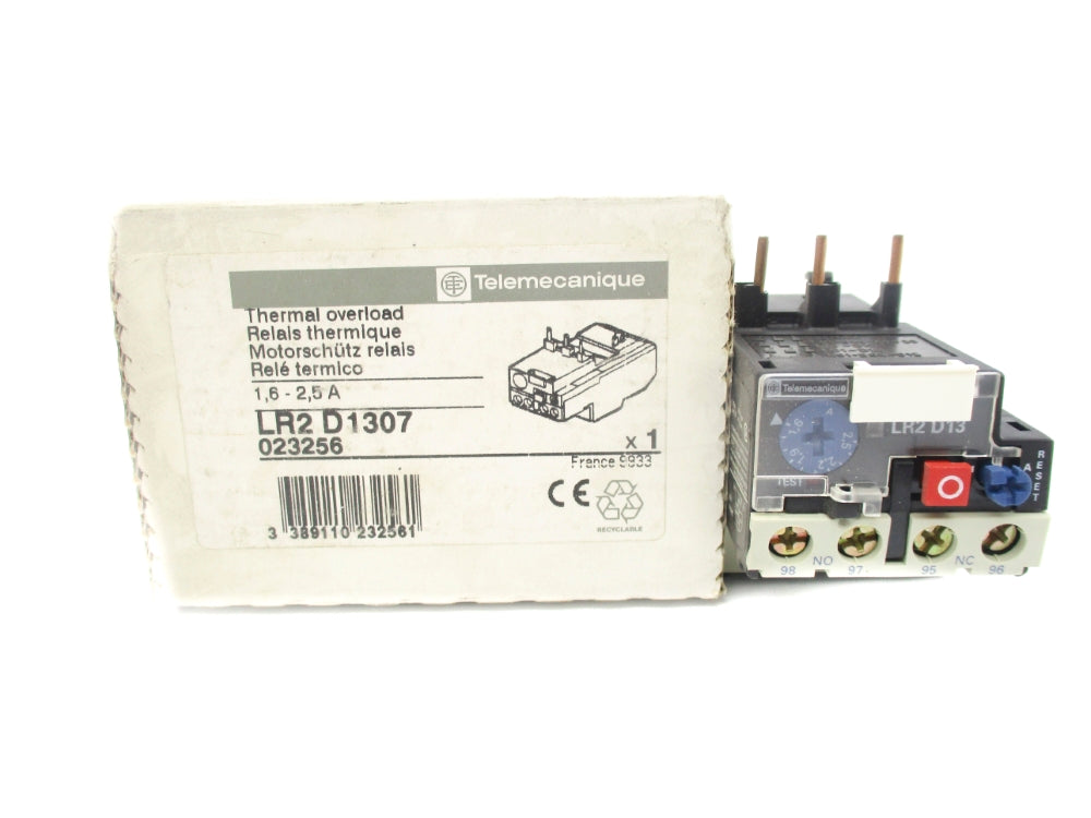 TELEMECANIQUE LR2D1307 1.6-2.5A NSMP