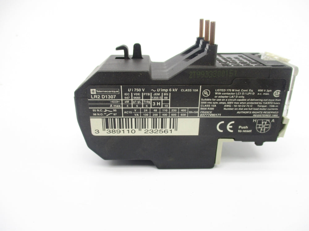 TELEMECANIQUE LR2D1307 1.6-2.5A NSMP