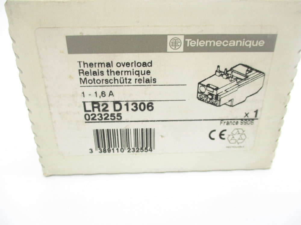 TELEMECANIQUE LR2D1306 1-1.6A NSFS