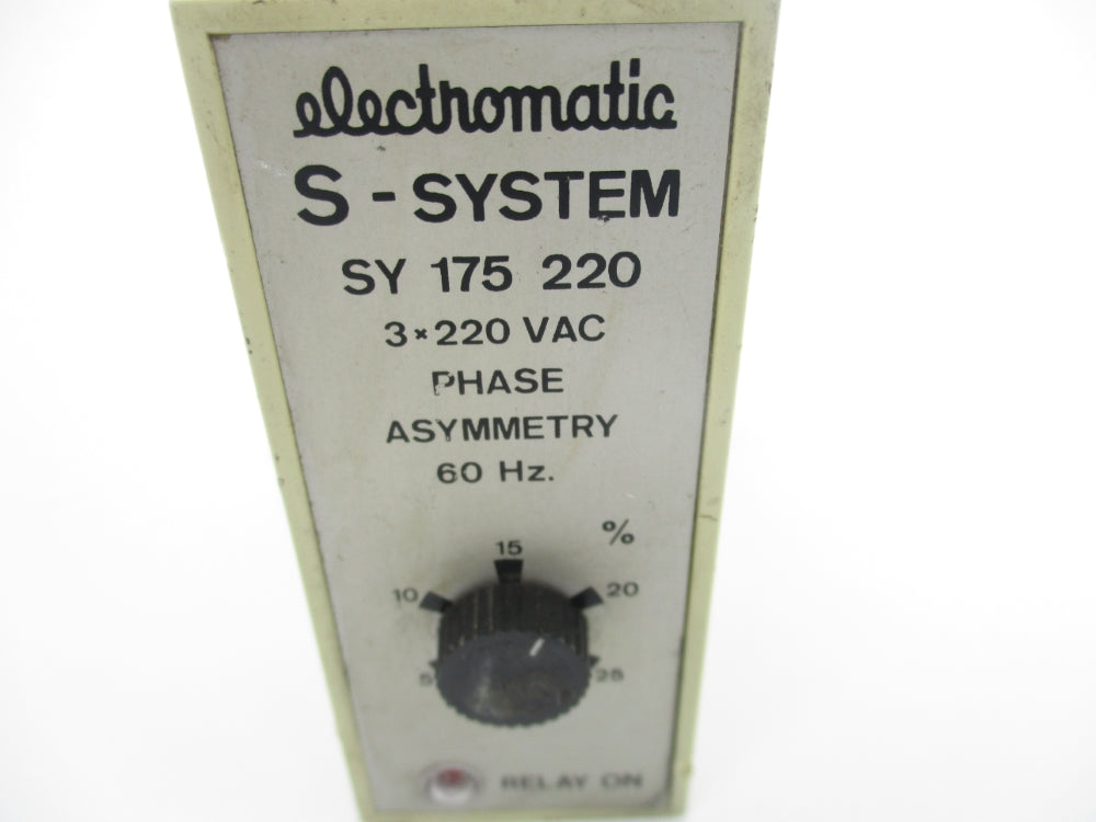 ELECTROMATIC SY175220 220VAC UNMP