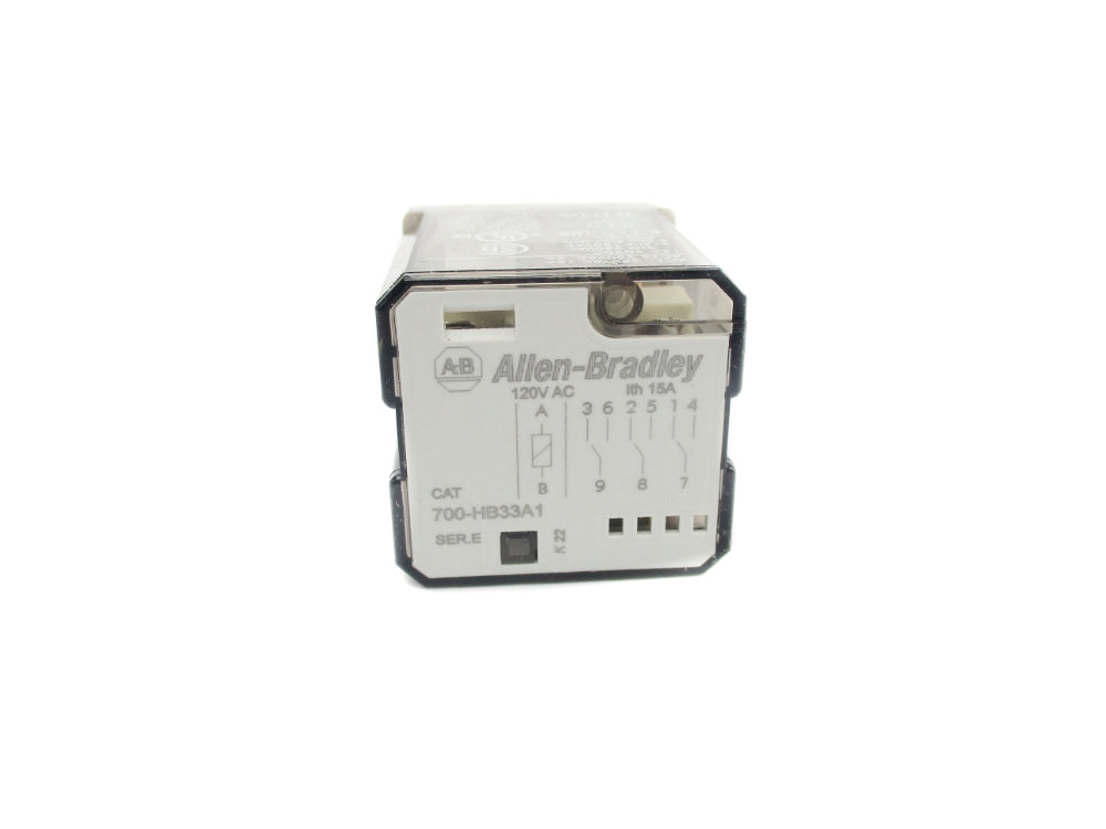 ALLEN BRADLEY 700-HB33A1 SER. E 120VAC 15A UNMP