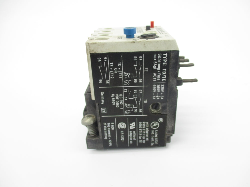 SQUARE D 9065TD3.7 660V 3.7-4.7A UNMP