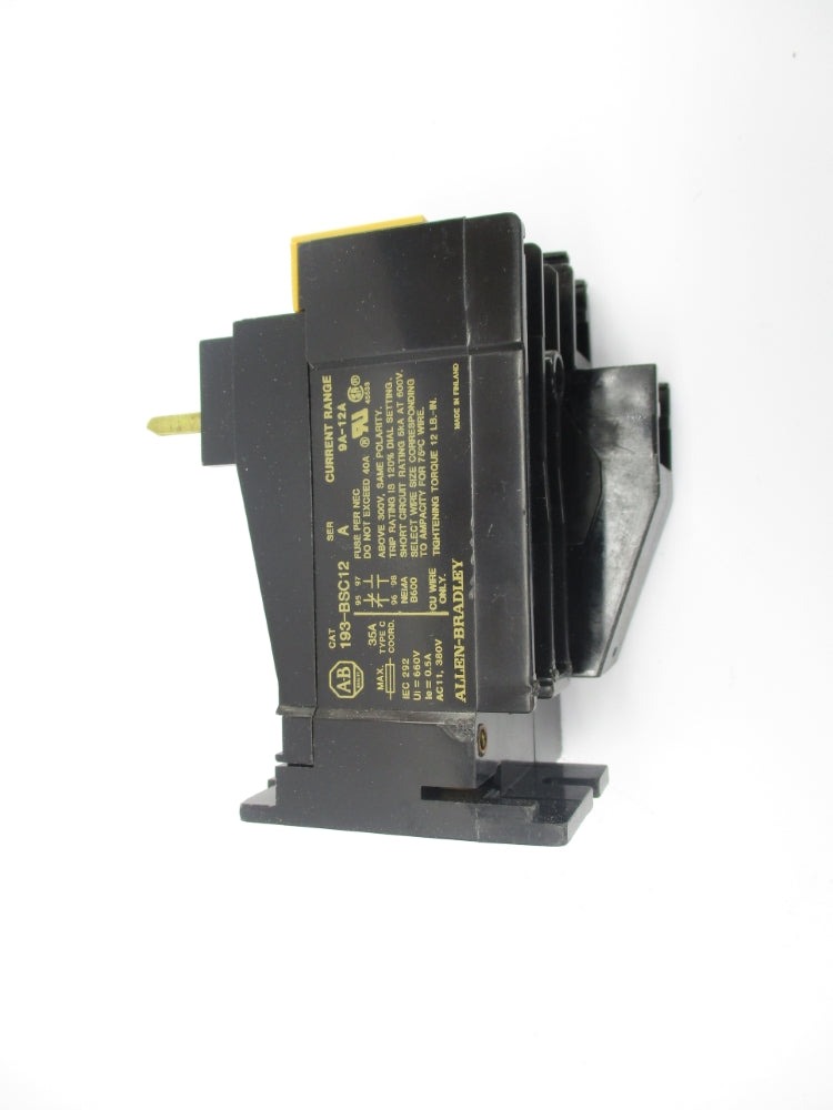 INDUSTRIAL SPARE PART 193-BSC12 SER. A 660V 9-12A (BK/YL) NSMP