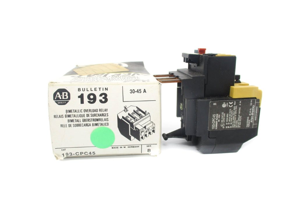 INDUSTRIAL SPARE PART 193-CPC45 SER. B 600V 30-45A (BK/YL) NSMP