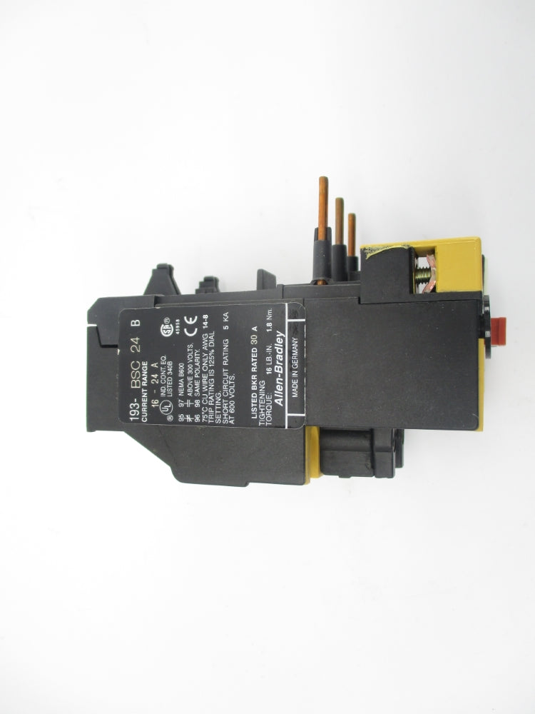 INDUSTRIAL SPARE PART 193-BSC24 SER. B 600V 16-24A (BK/YL) NSMP