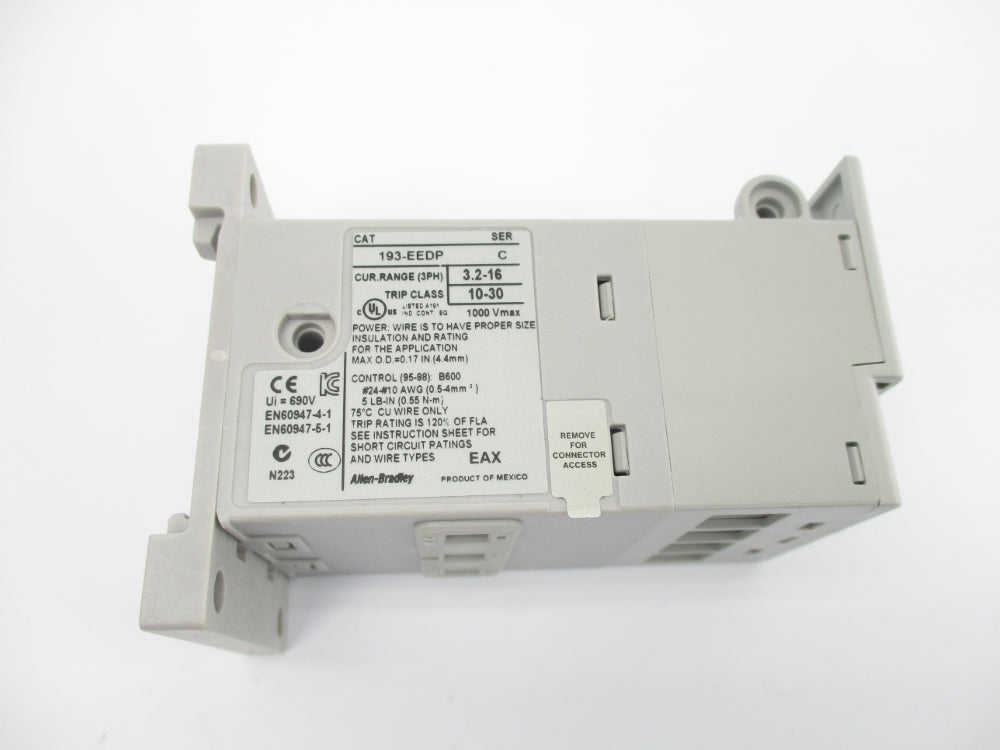 ALLEN BRADLEY 193-EEDP SER. C 1000V 3.2-16A (BR/WH) NSMP