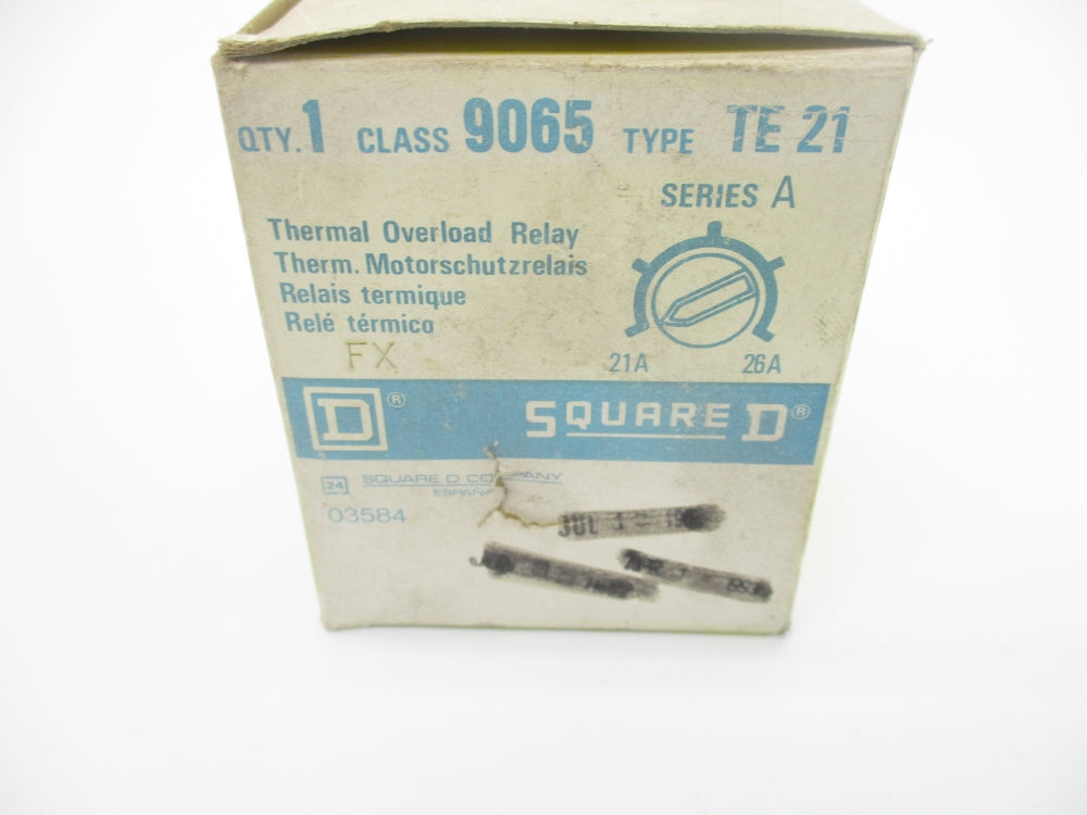 SQUARE D 9065TE21 SER. A 660V 21-26A NSMP