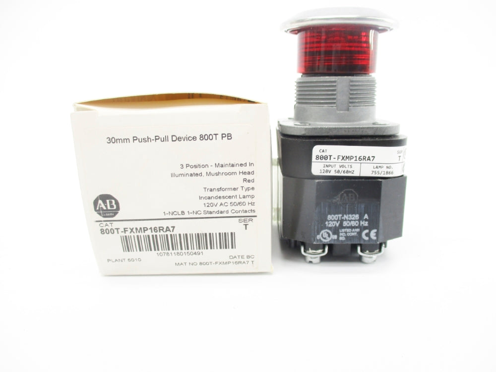 ALLEN BRADLEY 800T-FXMP16RA7 SER. T (AS PICTURED) (WH) NSMP