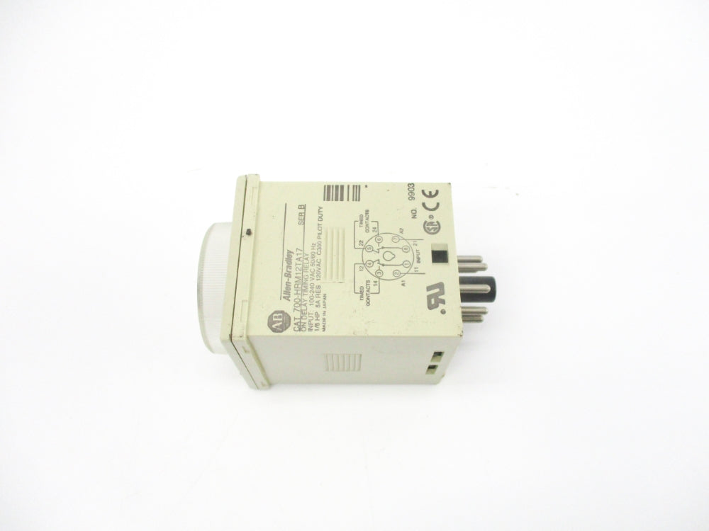 ALLEN BRADLEY 700-HRM12TA17 SER. B 100-240VAC 5A 0-30S NSNP