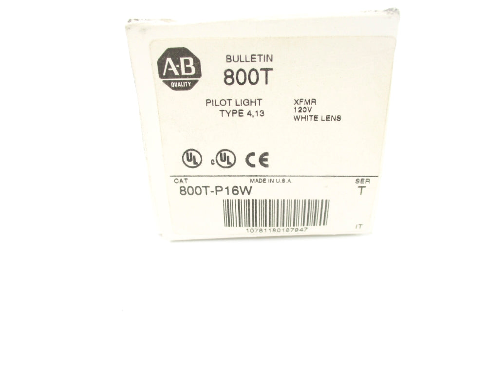 INDUSTRIAL SPARE PART 800T-P16W SER. T (WH) NSMP