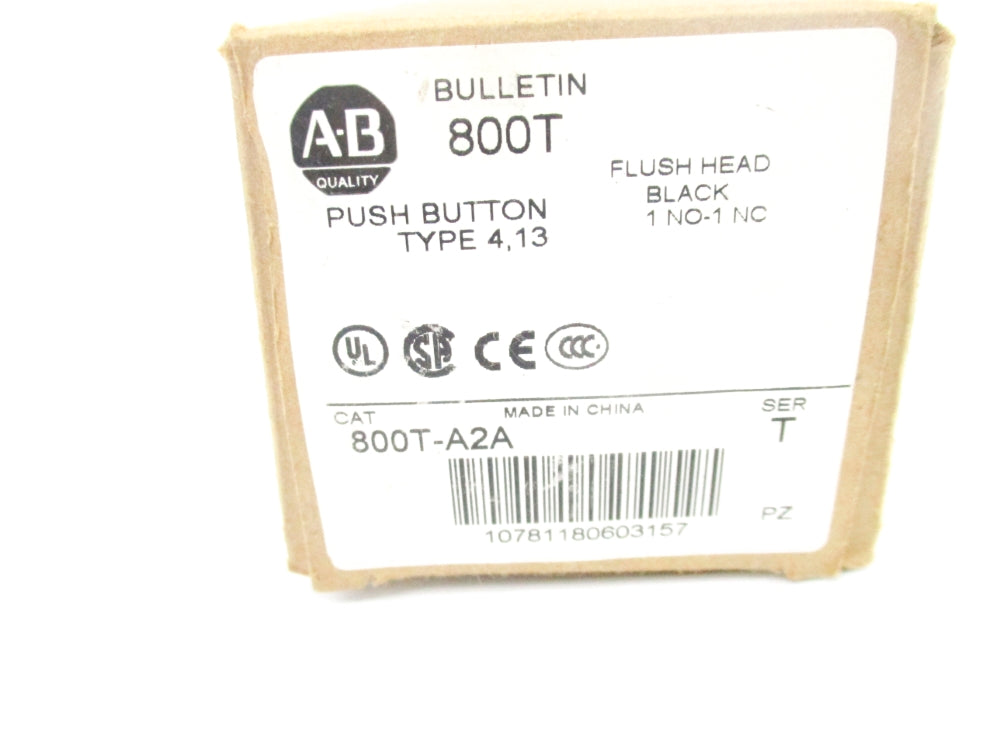 ALLEN BRADLEY 800T-A2A SER. T (AS PICTURED1) (BR/WH) NSMP
