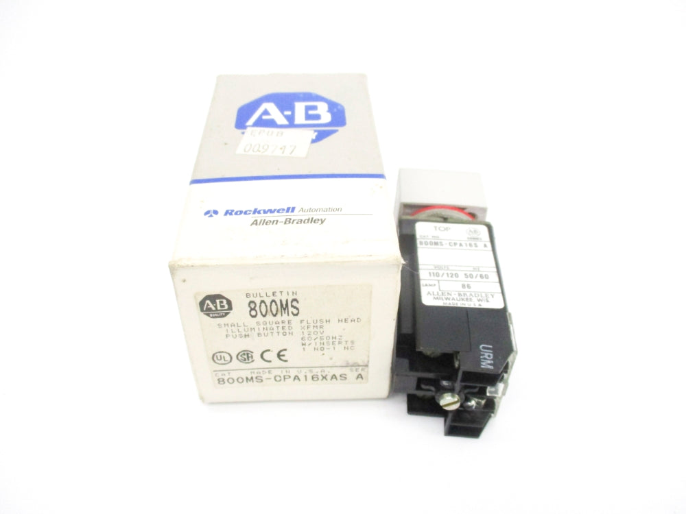 ALLEN BRADLEY 800MS-CPA16XAS SER. A (GY/BL) NSMP