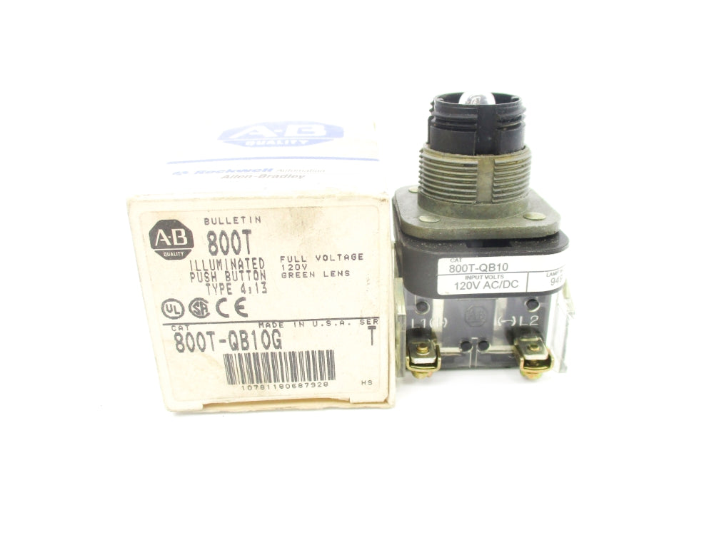 ALLEN BRADLEY 800T-QB10G SER. T (AS PICTURED) (GY/BL) NSMP