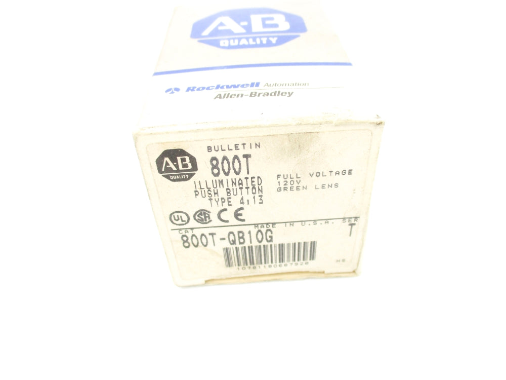 ALLEN BRADLEY 800T-QB10G SER. T (AS PICTURED) (GY/BL) NSMP
