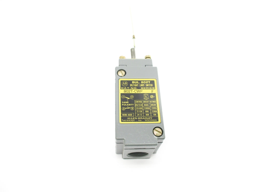 ALLEN BRADLEY 802T-CWP SER. F (BK/YL) NSMP