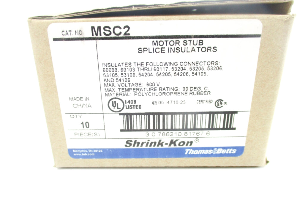 THOMAS&BETTS MSC2 (PKG OF 10) NSMP