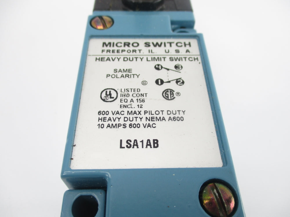 MICRO SWITCH LSA1AB NSNP