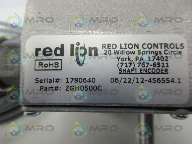 RED LION ZGH0500C LENGTH SENSOR DOUBLE SHAFT/QUADRATURE *NEW IN BOX*