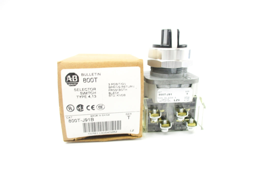 ALLEN BRADLEY 800T-J91B SER. T (BR/WH) NSMP