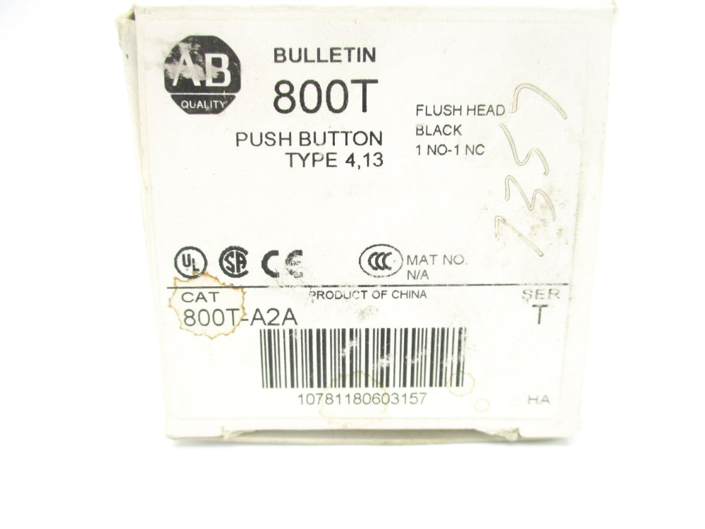 ALLEN BRADLEY 800T-A2A SER. T (AS PICTURED) (WH) NSMP