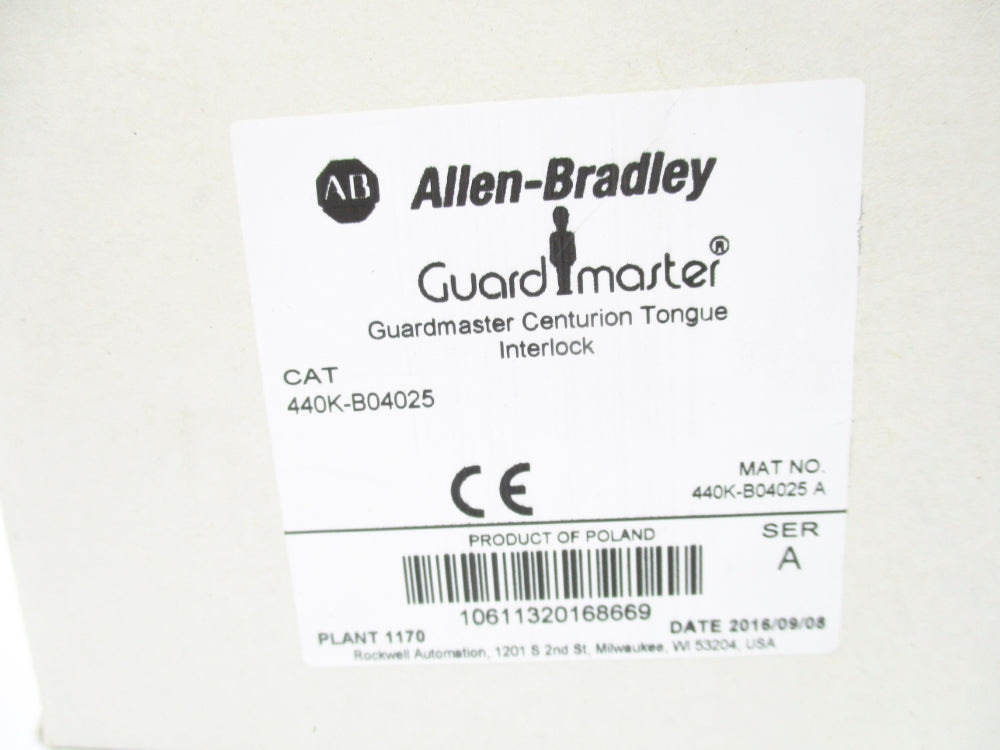 ALLEN BRADLEY 440K-B04025 SER. A (WH) NSMP