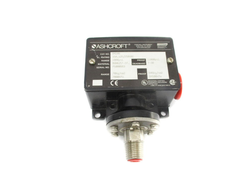 ASHCROFT B420B 125/250VAC 15A 1000PSI NSNP